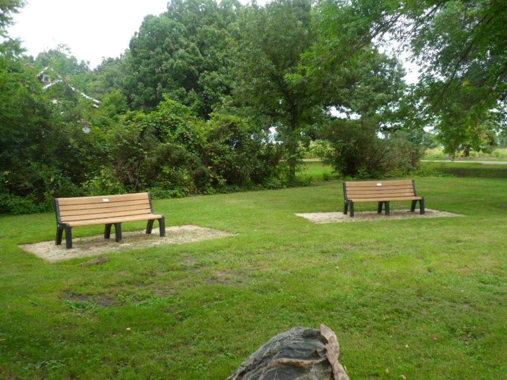 New benches at Plover City Park