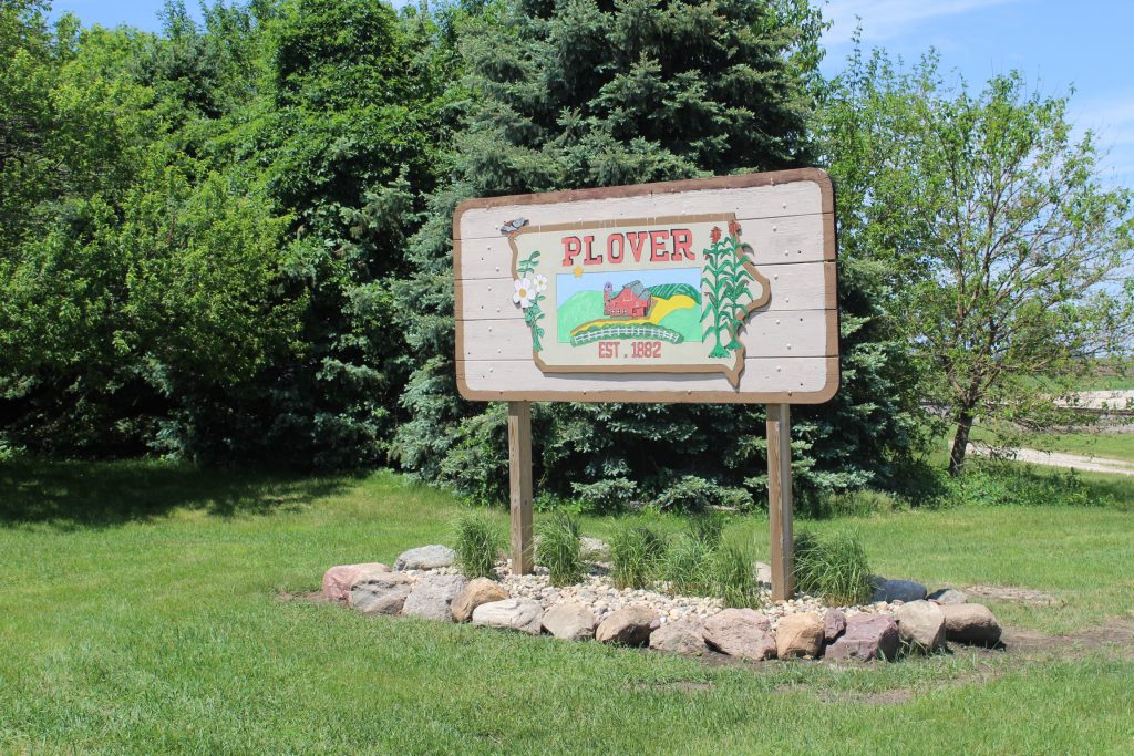 Plover sign copy